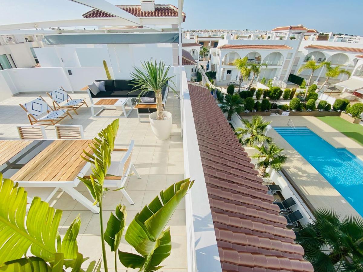 Fortuna Penthouse With Roof Terrace, Ac And Pool Rojales Extérieur photo